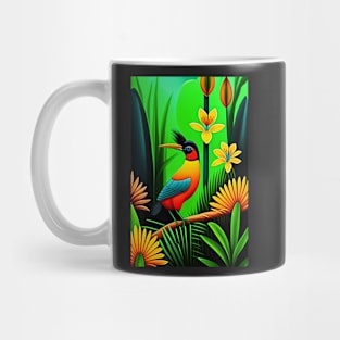 Bird Of Paradise Painting Mug
